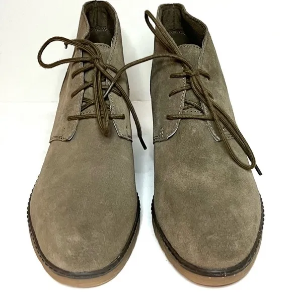 Clarks Womens NEW Hazel Charm Ankle Wedge Booties Shoes Sz 10