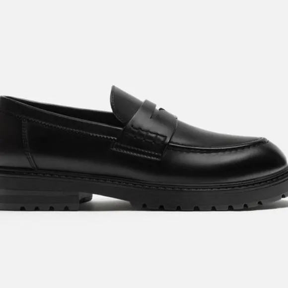 Classic Black Loafers