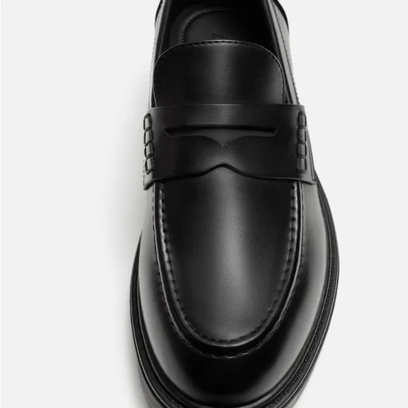 Classic Black Loafers