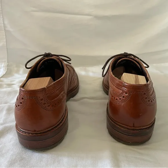 Classic Brown Leather Men's Dress Shoes