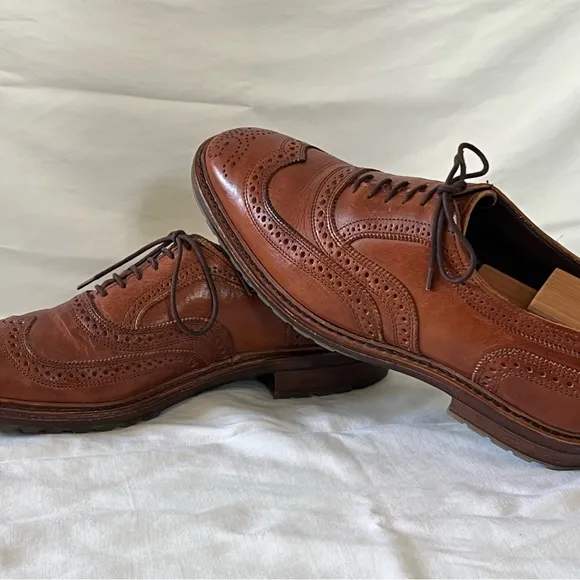 Classic Brown Leather Men's Dress Shoes