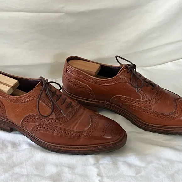 Classic Brown Leather Men's Dress Shoes