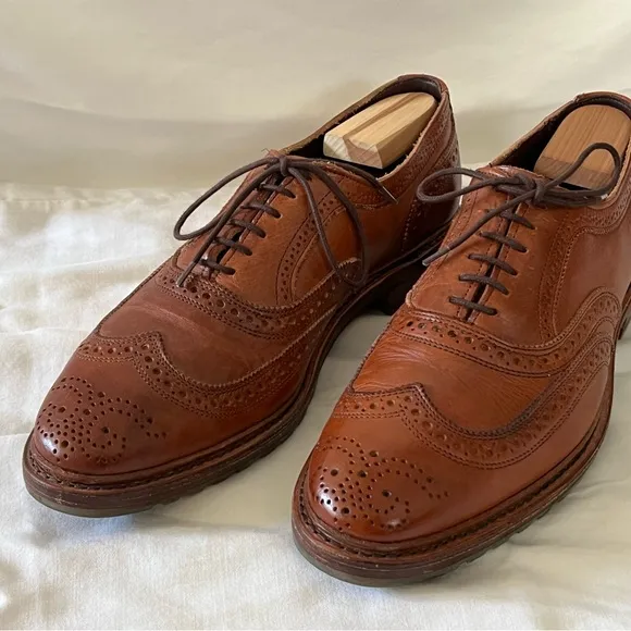Classic Brown Leather Men's Dress Shoes