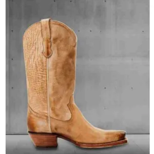 Cleo Wolf Womens Tan Modern Western Boots