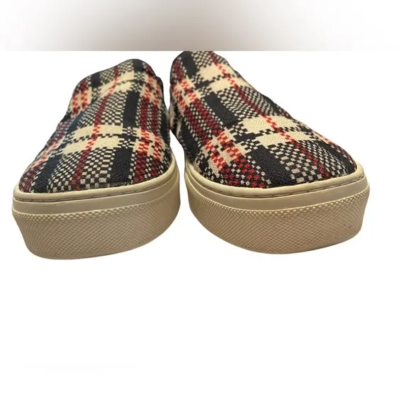 Céline Paris | Plaid Skater Slip On Shoes