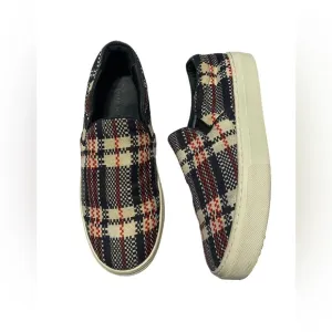 Céline Paris | Plaid Skater Slip On Shoes