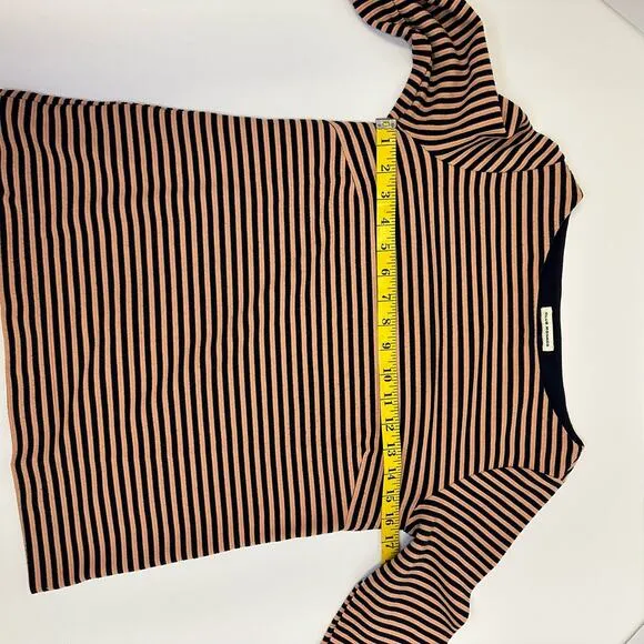 Club Monaco Striped Long Sleeve Top - XS