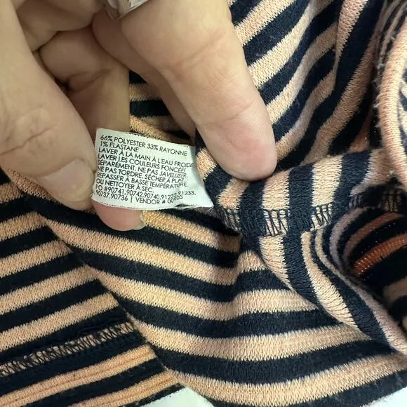 Club Monaco Striped Long Sleeve Top - XS