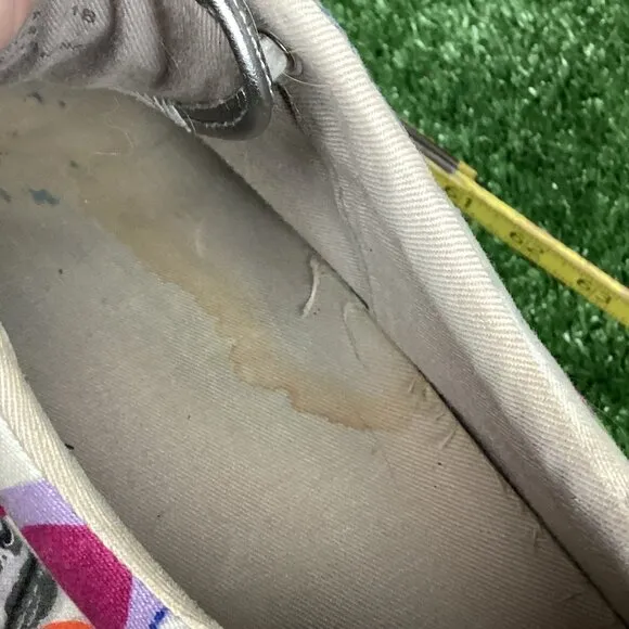 COACH Barrett Poppy Graffiti Sneaker Shoes 11B