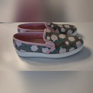 Coach floral slip on