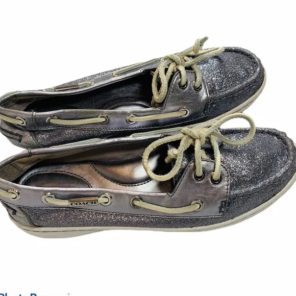Coach Metallic Richelle Boat‎ Shoes