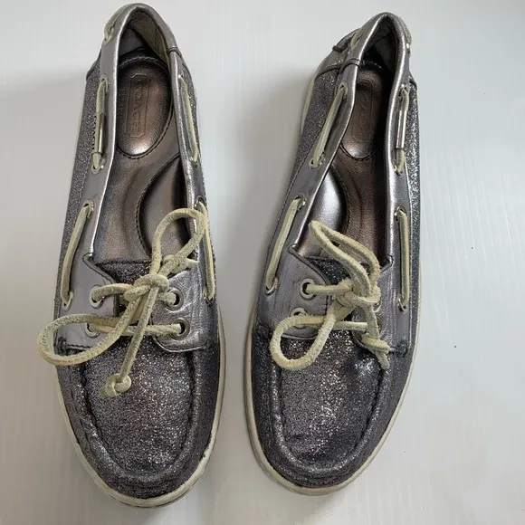Coach Metallic Richelle Boat‎ Shoes