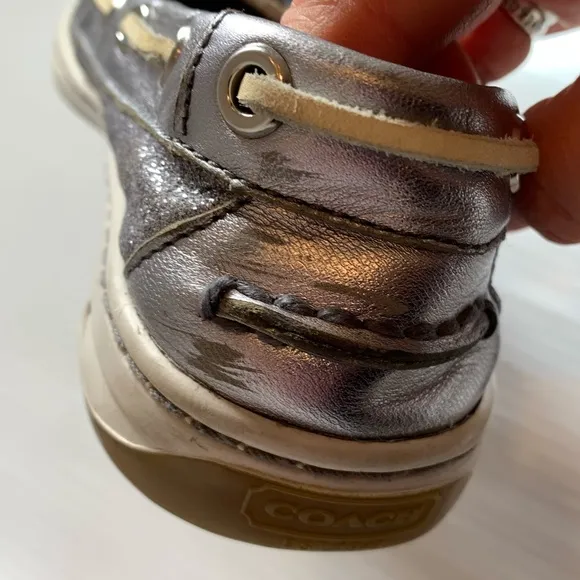 Coach Metallic Richelle Boat‎ Shoes