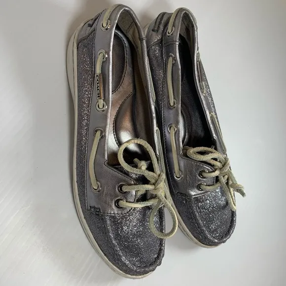 Coach Metallic Richelle Boat‎ Shoes
