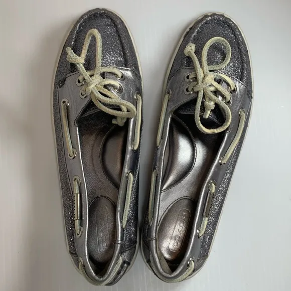 Coach Metallic Richelle Boat‎ Shoes