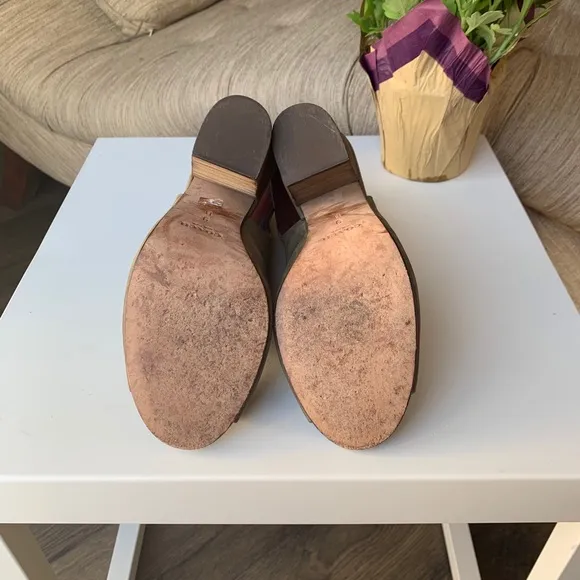 COACH open toe heel