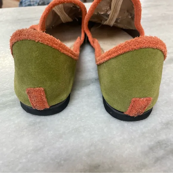 Coast &amp; Koi Leather Suede Pointed toe Hand made South Africa Slip On Shoes 9.5