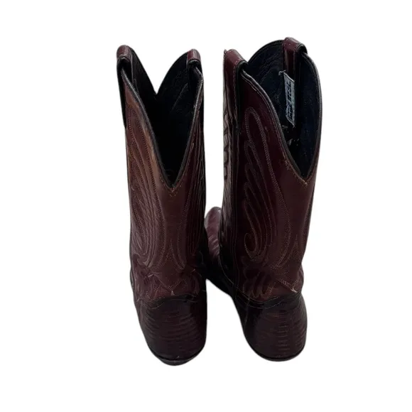 Code West all leather Western Cowboy Boots in brown 8 women’s USA