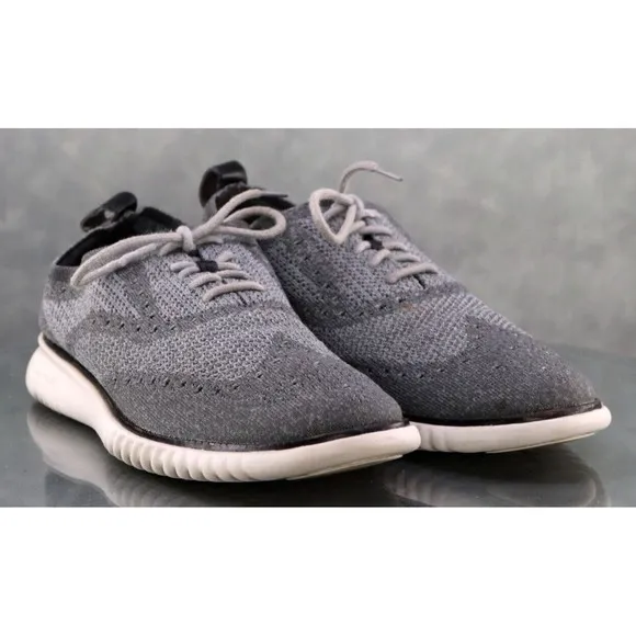 Cole Haan 2.0 Grand Men's Wingtip Casual Shoes Size 8.5 Gray C27565
