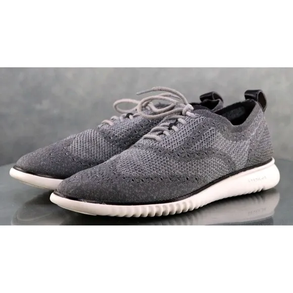 Cole Haan 2.0 Grand Men's Wingtip Casual Shoes Size 8.5 Gray C27565