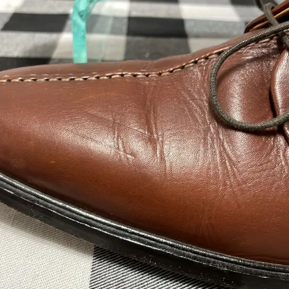 Cole Haan Brown Leather Lace Up Oxfords Dress Shoes Men's Size 11 M Leather Sole