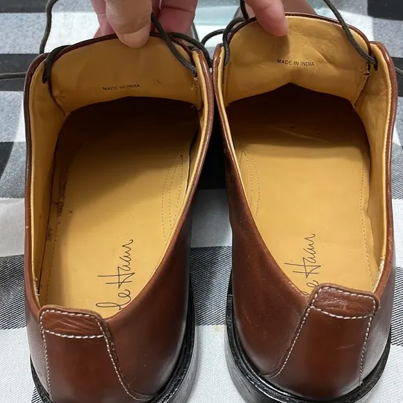 Cole Haan Brown Leather Lace Up Oxfords Dress Shoes Men's Size 11 M Leather Sole