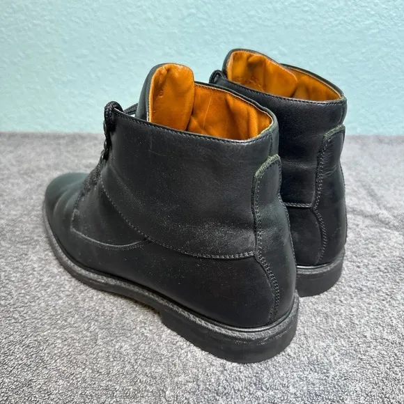 Cole Haan Country Boots Mens 9M Black Leather Chukka Ankle Boots Brazil 6290