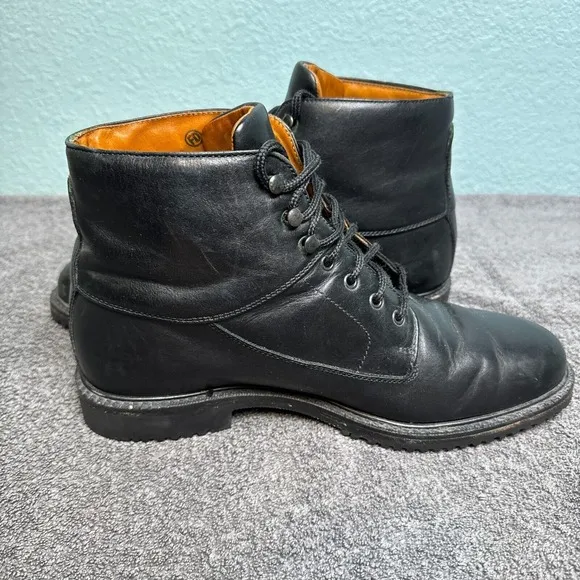 Cole Haan Country Boots Mens 9M Black Leather Chukka Ankle Boots Brazil 6290