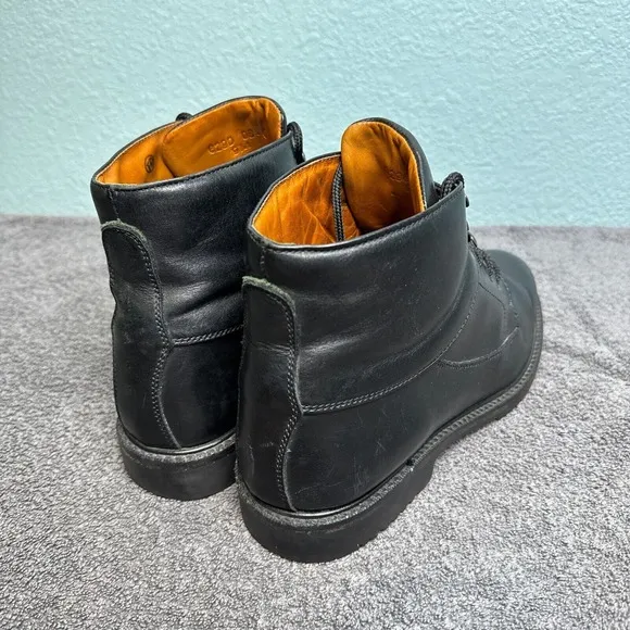 Cole Haan Country Boots Mens 9M Black Leather Chukka Ankle Boots Brazil 6290