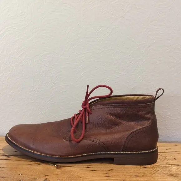 Cole Haan Curtis Light Brown Leather Lace Up Chukka Boots Men's Size 9.5 M