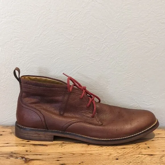 Cole Haan Curtis Light Brown Leather Lace Up Chukka Boots Men's Size 9.5 M
