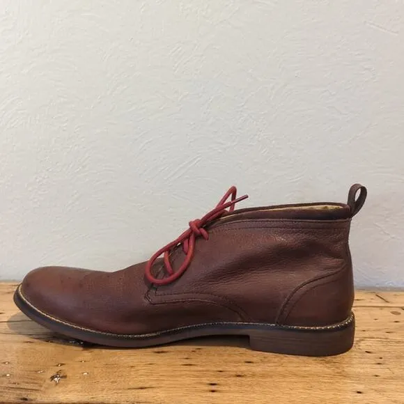Cole Haan Curtis Light Brown Leather Lace Up Chukka Boots Men's Size 9.5 M