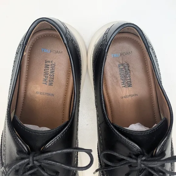 Cole Haan Grand  Wingtip Shoes Oxford Black Eva Sole Size 11