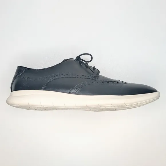 Cole Haan Grand  Wingtip Shoes Oxford Black Eva Sole Size 11