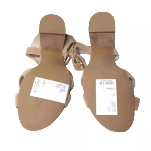 Cole Haan Kadi Sandals Size 6.5 B  Womens Shoes Peach Ankle Strap Retail $150