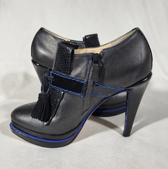 Cole Haan Kiltie Tassle Ankle Boots Size 8B