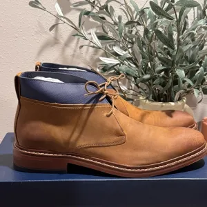 Cole Haan Men's 9M Copper Colton Chukka Leather Boots Casual Comfort C11771 NWB