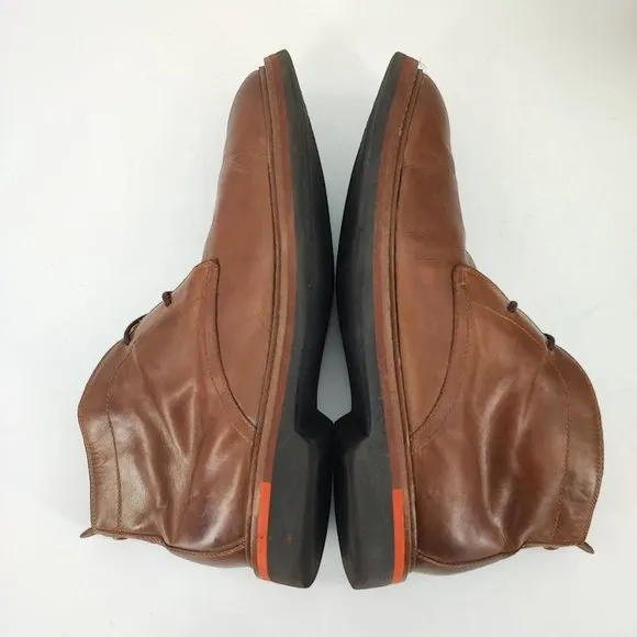 Cole Haan Men's Grand Chukka Brown Leather Boots C28214 Size 9.5M