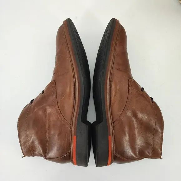 Cole Haan Men's Grand Chukka Brown Leather Boots C28214 Size 9.5M