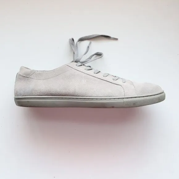 Cole Haan Men's Grey Suede Leather Lace-up Sneakers Tennis Shoes Size 11