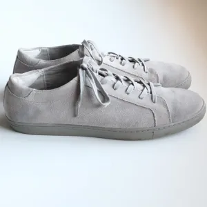 Cole Haan Men's Grey Suede Leather Lace-up Sneakers Tennis Shoes Size 11