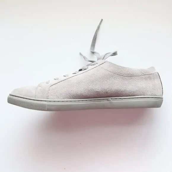 Cole Haan Men's Grey Suede Leather Lace-up Sneakers Tennis Shoes Size 11