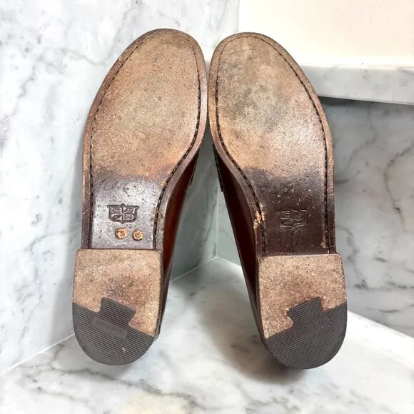 Cole Haan Men's Pinch Tassel Brown Leather Loafers Slip-On Dress Shoes Size 11