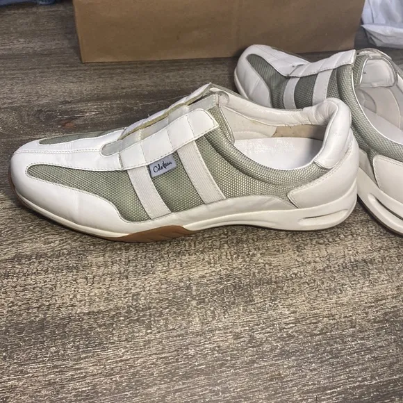 Cole Haan Nike-air Slip On White Driving Shoes Sneakers