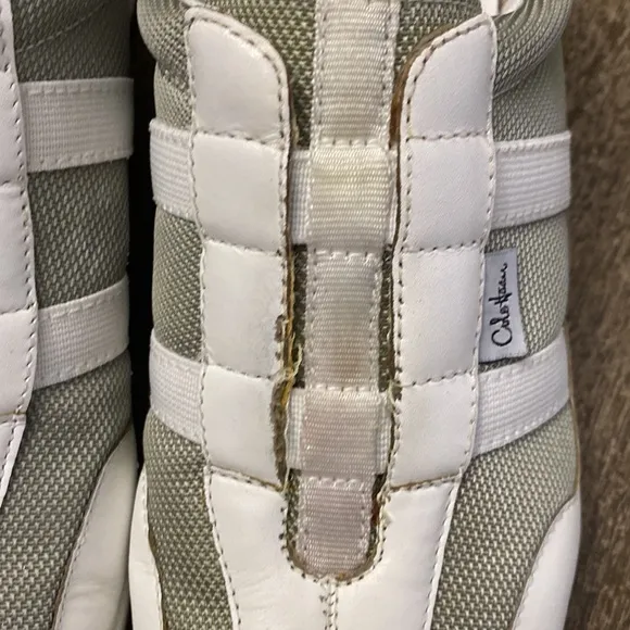 Cole Haan Nike-air Slip On White Driving Shoes Sneakers