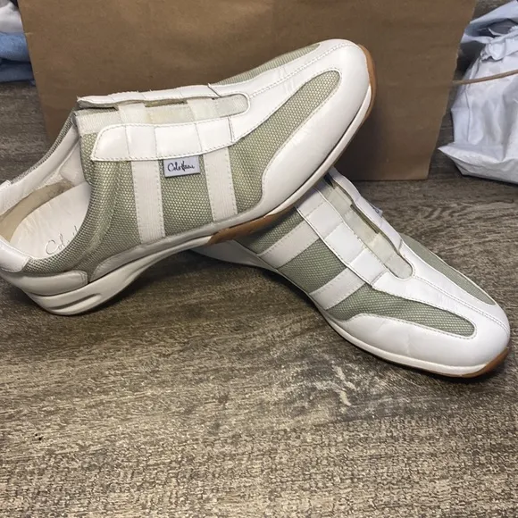 Cole Haan Nike-air Slip On White Driving Shoes Sneakers