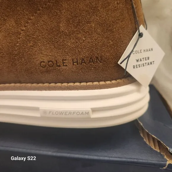 Cole Haan Original Grand Moc Toe Chukka Boots In Oily Brown. NIB. Size 11.5