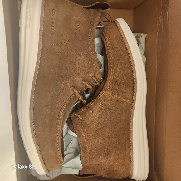 Cole Haan Original Grand Moc Toe Chukka Boots In Oily Brown. NIB. Size 11.5