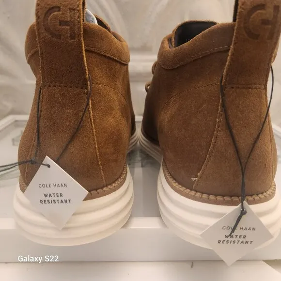 Cole Haan Original Grand Moc Toe Chukka Boots In Oily Brown. NIB. Size 11.5
