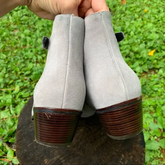 Cole Haan Willette II ironstone suede ankle boots
